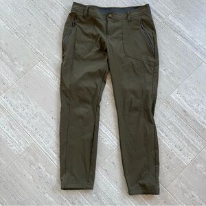 Columbia Women's All Seasons Pull-On Hiking Pants Olive Green Omni-Shield Size L